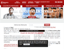 Tablet Screenshot of master-sevilla.com